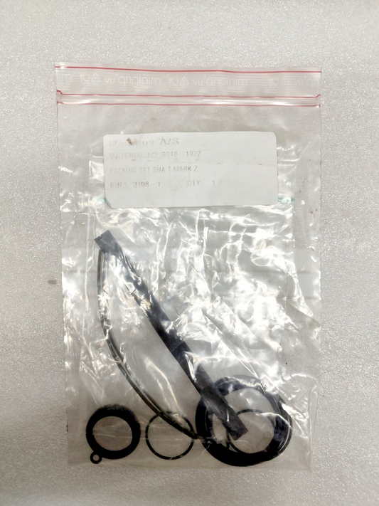 Damcos BHA-1 MARK-2 Actuator Packing set/Seal kit P/N: 9018-1922 - NEW