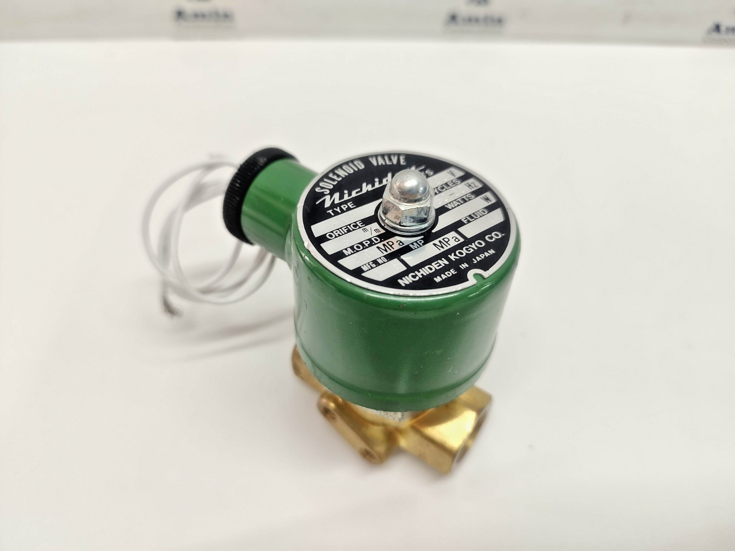 Nichiden SX3 Solenoid Valve - NEW