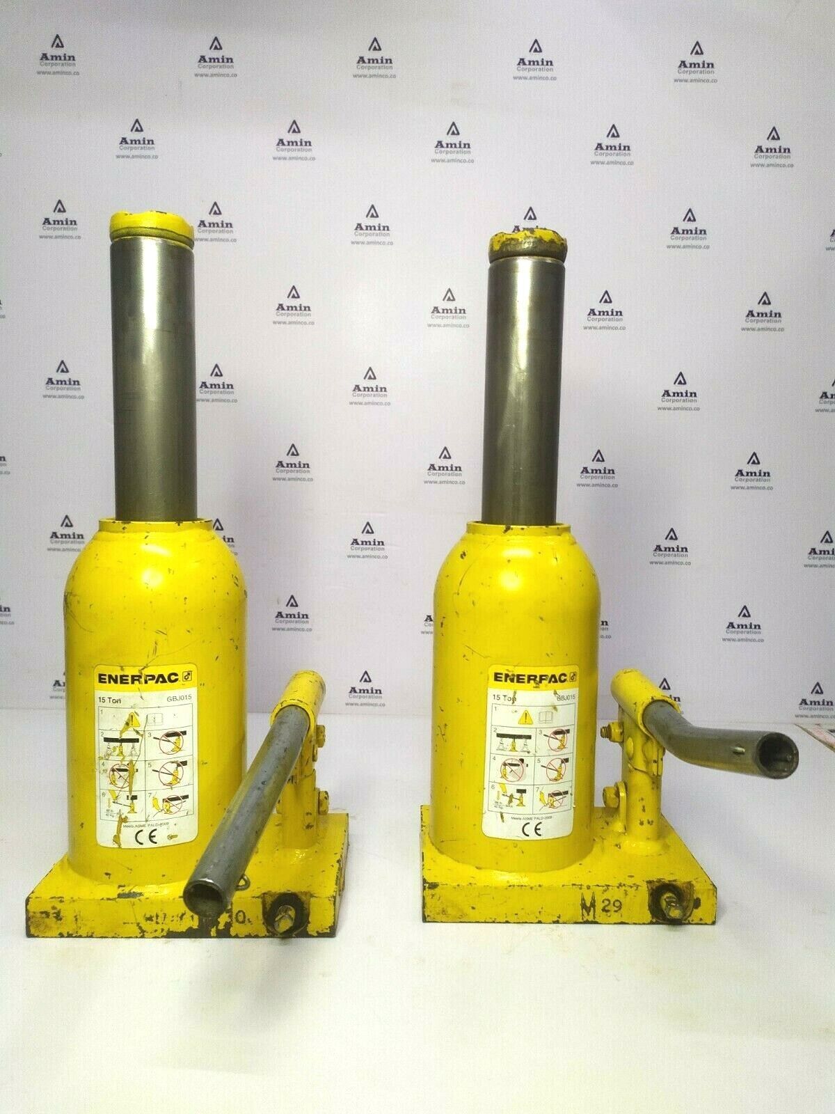 Enerpac GBJ015 Hydraulic Industrial Bottle jack 15 Ton, 5.91 In. Stroke - TESTED