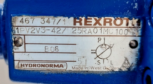 Rexroth 1PV2V3-42/25RA01MC100A1 Hydraulic vane pump