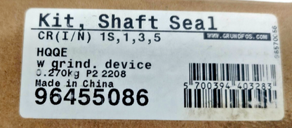 Grundfos 96455086 Kit Shaft Seal CR/I/N 1S/1/3/5 HQQE  - NEW #2