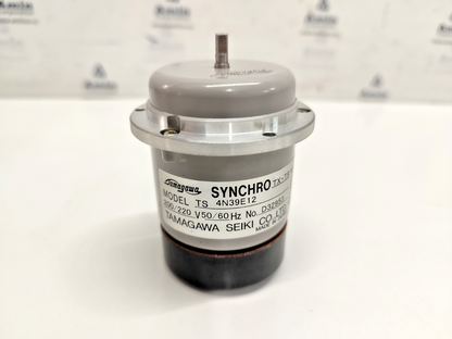 Tamagawa Synchro Motor TS 4N39E12 200/220V, 50/60Hz TS4N39E12 - NEW