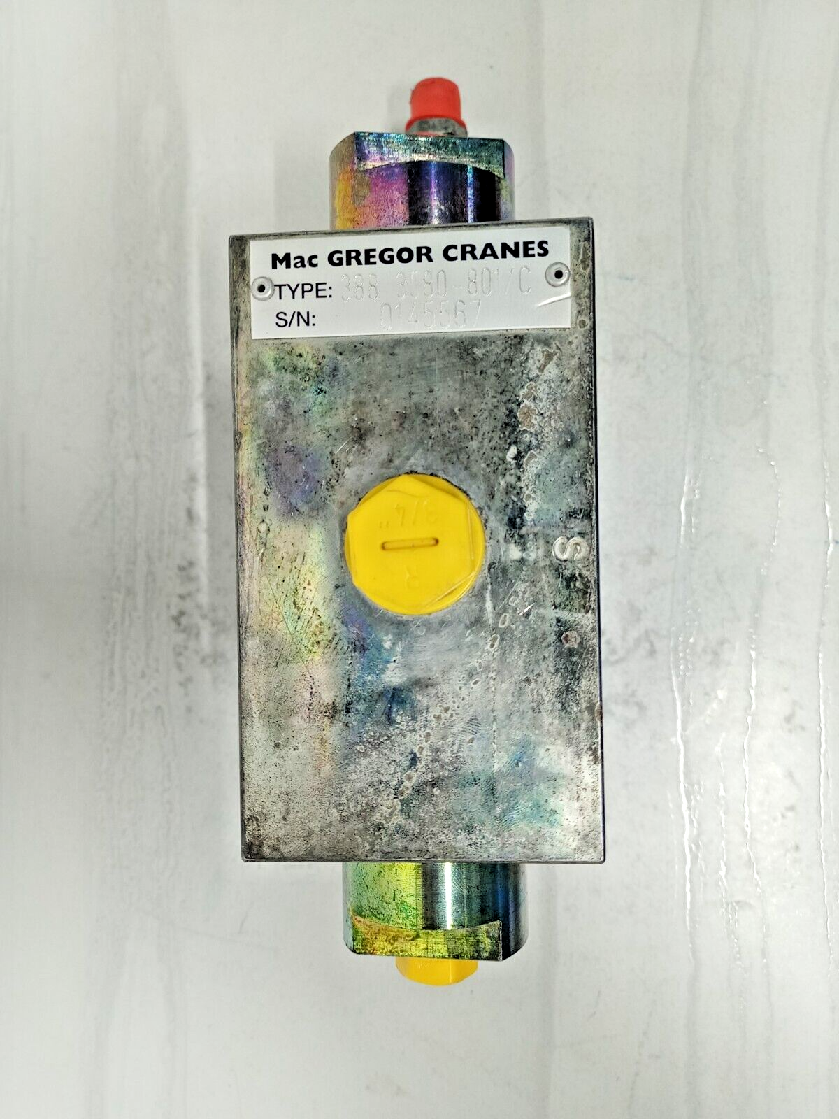 MacGREGOR Cranes 388-3580-801/C Hydraulic Valve Block - NEW