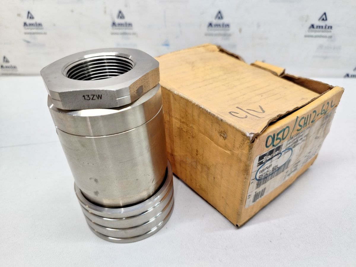 Parker SH12-62L Series 60 Stainless Steel Coupler 1-1/4 -11 1/2 NPTF NEW