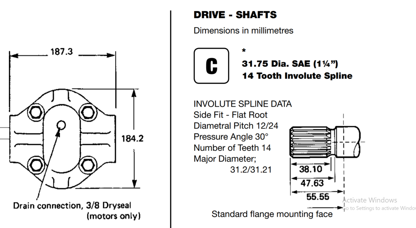 HYDRECO M3C2213C5B25D Hydraulic Motor