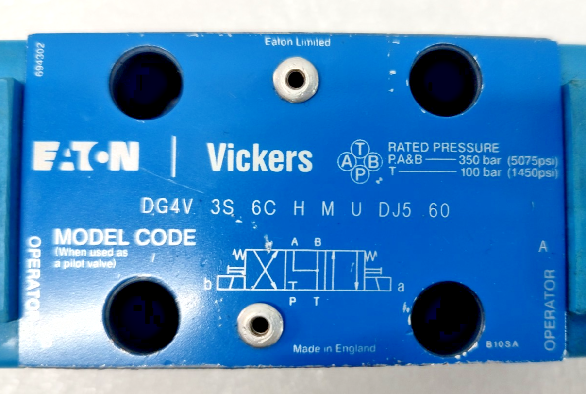 Eaton Vickers DG4V 3S 6C H M U DJ5 60 Directional Control valve - NEW