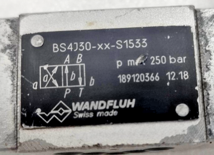 Wandfluh BS4J30-XX-S1533 Solenoid Valve 250bar max, 24VDC #2