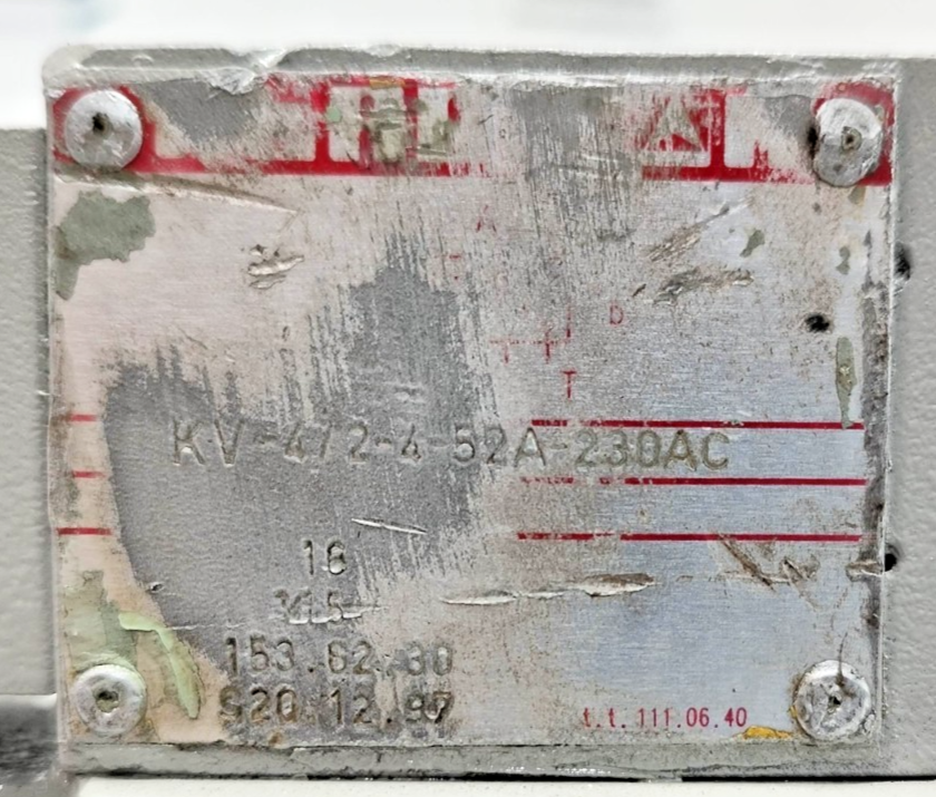 Hydranor VPE5.10.32.1.P220U.H with KV-4/2-4-52A-230AC Valve #2