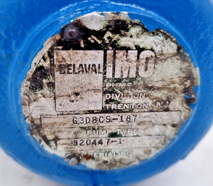 IMO G3DBCS-187 Triple screw pump 3D-Series pump