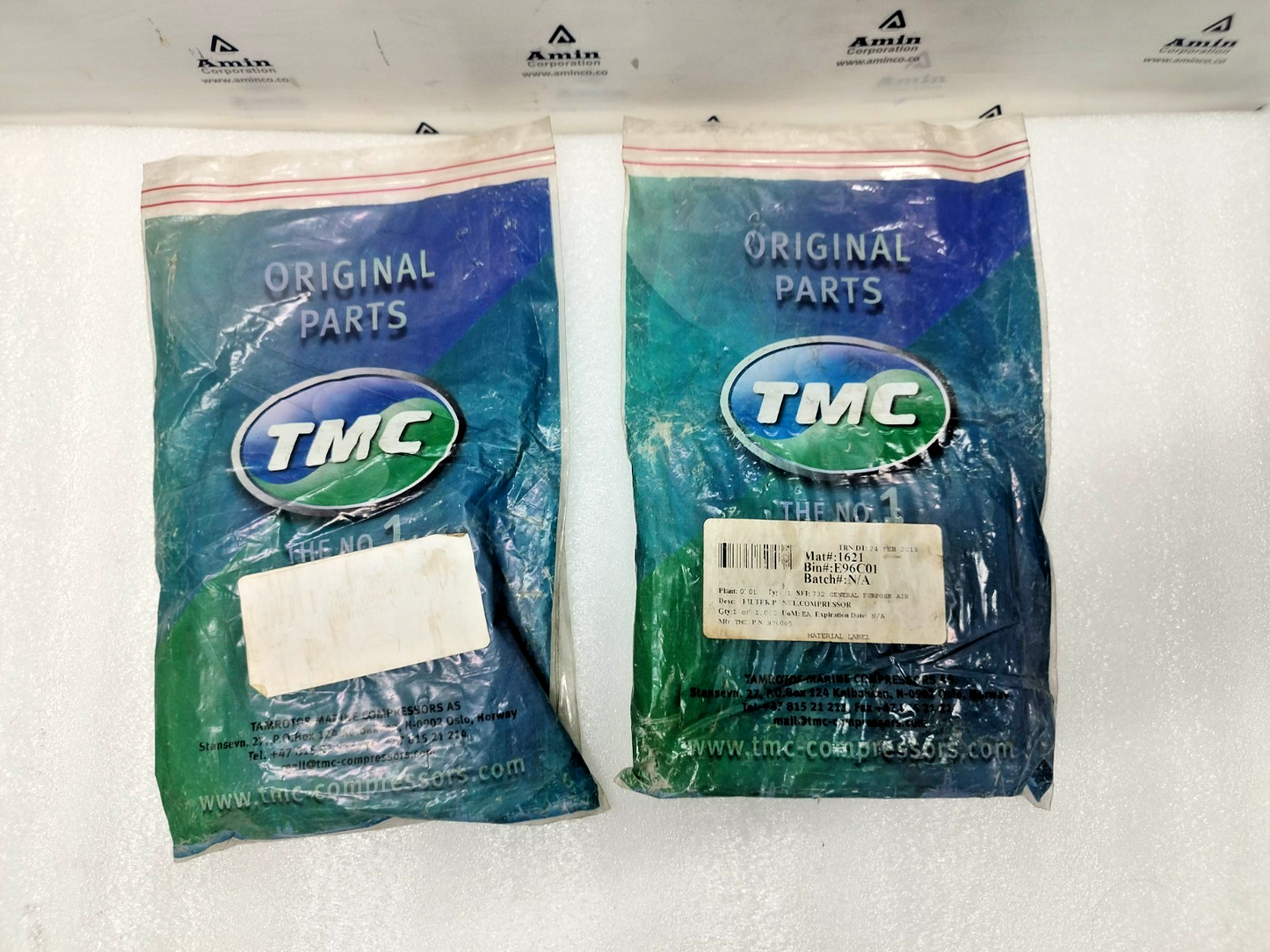 Tamrotor Marine Compressor TMC NT6005 Panel Filter (lot of 2pcs) - NEW