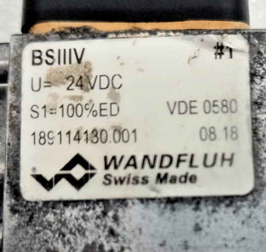Wandfluh BS4J30-XX-S1533 Solenoid Valve 250bar max, 24VDC #2