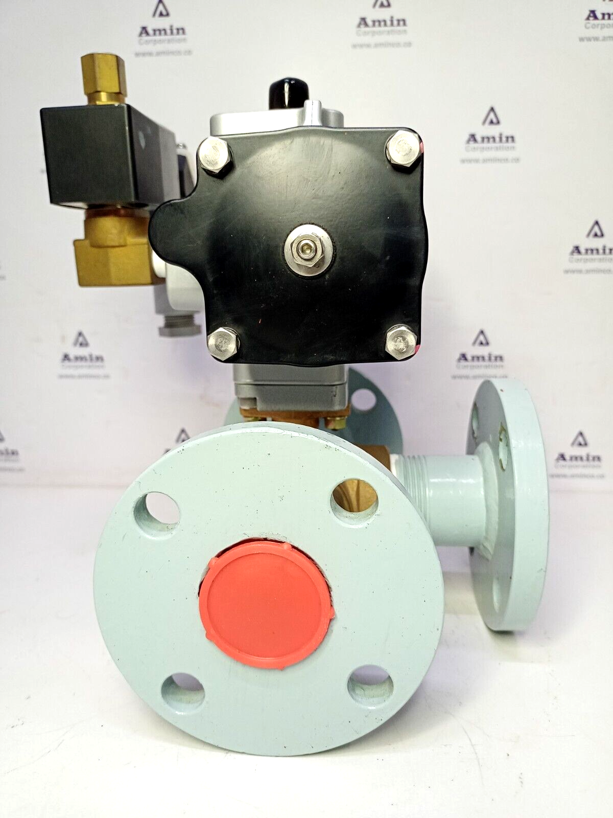 Heishin 3-Way Air valve for HFM-200 oily water separator W/ Kitz FBS-1 Actuator