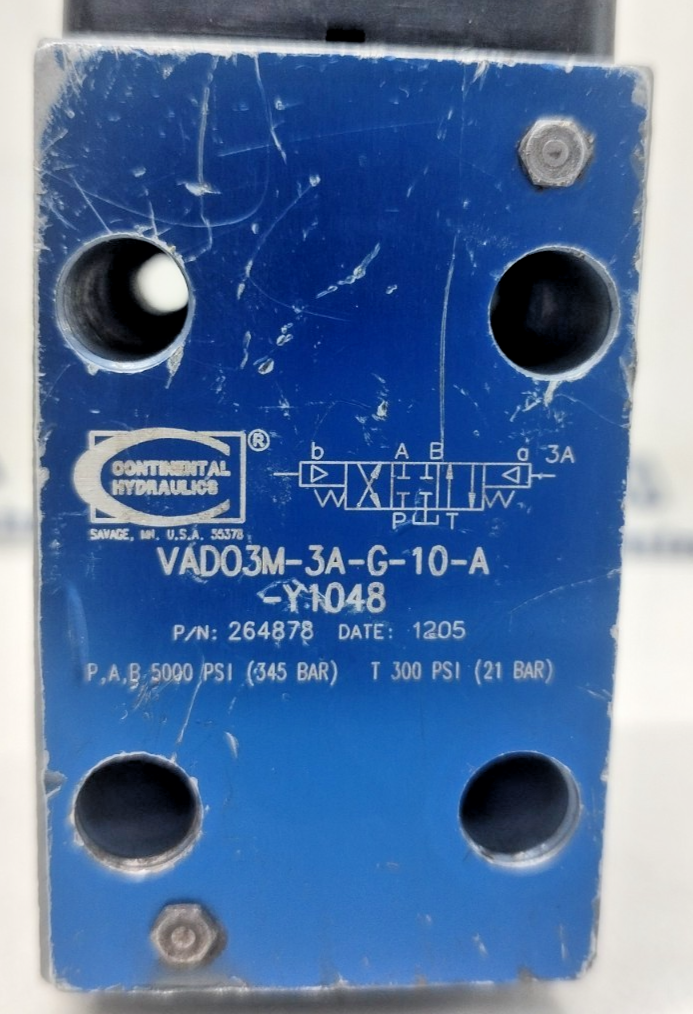 Continental Hydraulics VAD03M-3A-G-10-A-Y1048 Directional Control Valve