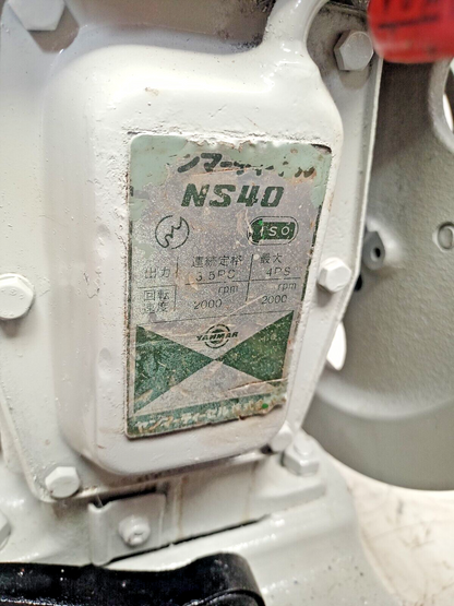 Yanmar Diesel Engine NS40-G with Emergency Air compressor - Tested