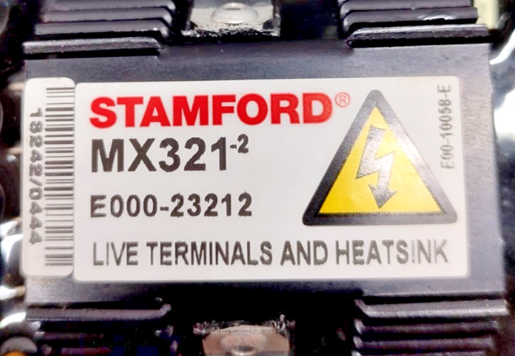 Stamford MX321-2 Automatic Voltage Regulator P/N: E000-23212/1P - NEW