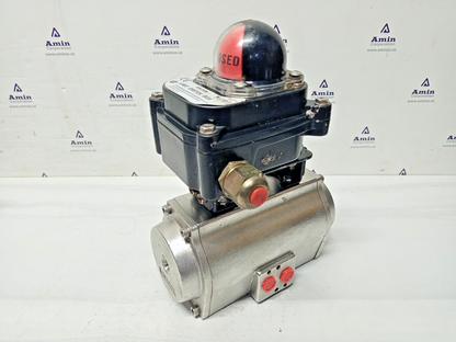 SLT 10-SR-85 Pneumatic Actuator 0.5-1Mpa with APL312N Limit Switch box - TESTED