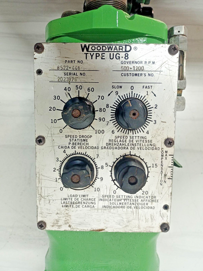 Woodward UG-8 Governor part No.: 8522-446 RPM: 500-1200