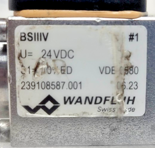 Wandfluh BS4D32-XX-S1533 Solenoid Valve 250bar max, 24VDC