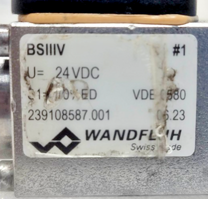Wandfluh BS4D32-XX-S1533 Solenoid Valve 250bar max, 24VDC