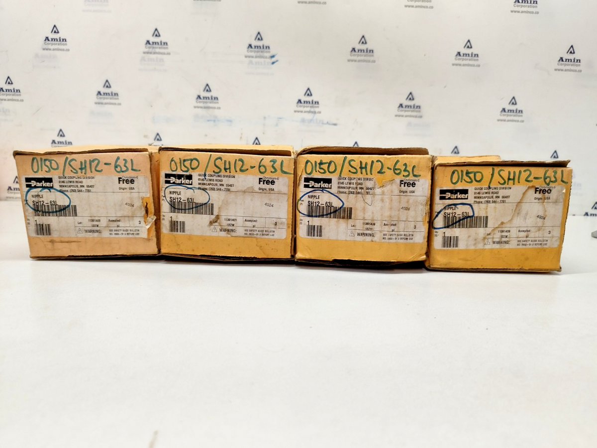 Parker SH12-63L Series 60 Stainless Steel Quick coupling 1-1/4 -11 1/2 NPTF NEW