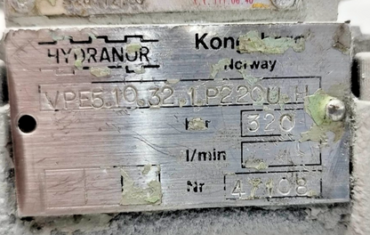 Hydranor VPE5.10.32.1.P220U.H with KV-4/2-4-52A-230AC Valve #2