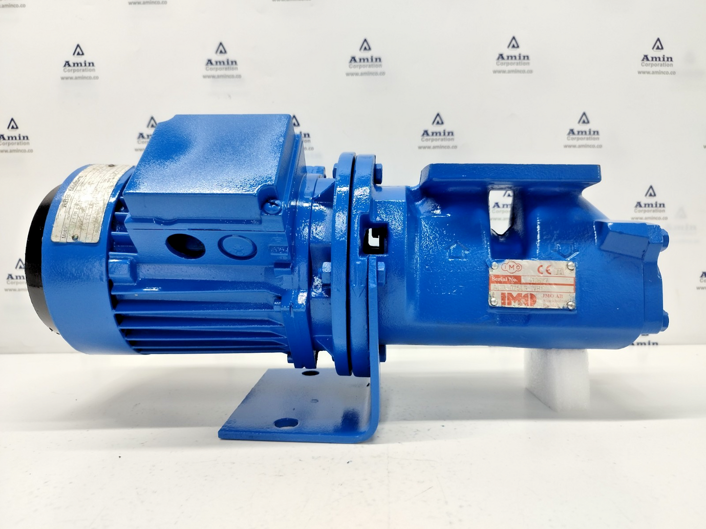 Imo ACD 025L6 IVBP Triple screw pump with 0.33kw, 1080rpm, 60hz Motor - Tested