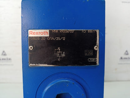 Rexroth DBDS 20 G1A/25/12 Pressure relief valve MNR: R900367037