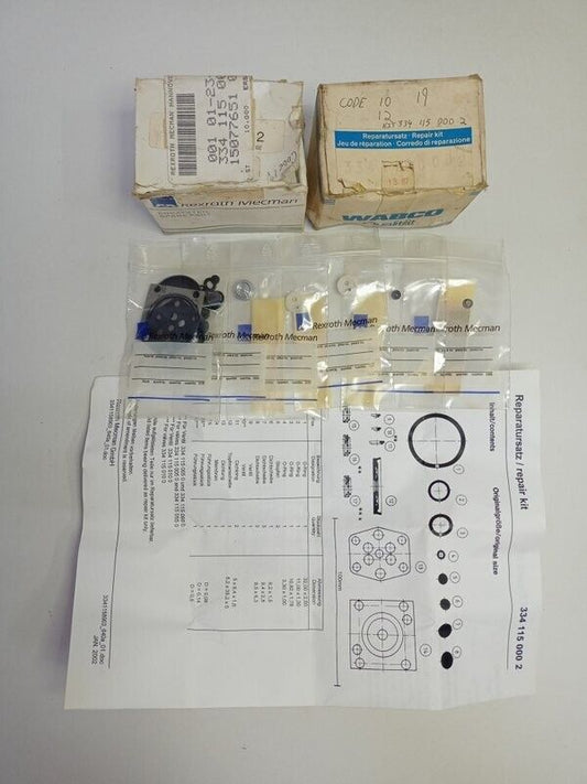 Rexroth 3341150002 Pneumatic Valve Repair kit - NEW