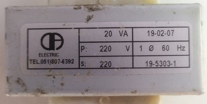 Electric transformer 20VA - NEW