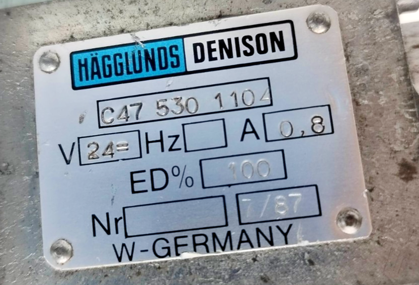Denison VP01-50-0Q-A1 Proportional valve R4V 03 593 12 P1 G0Q A1 Relief valve