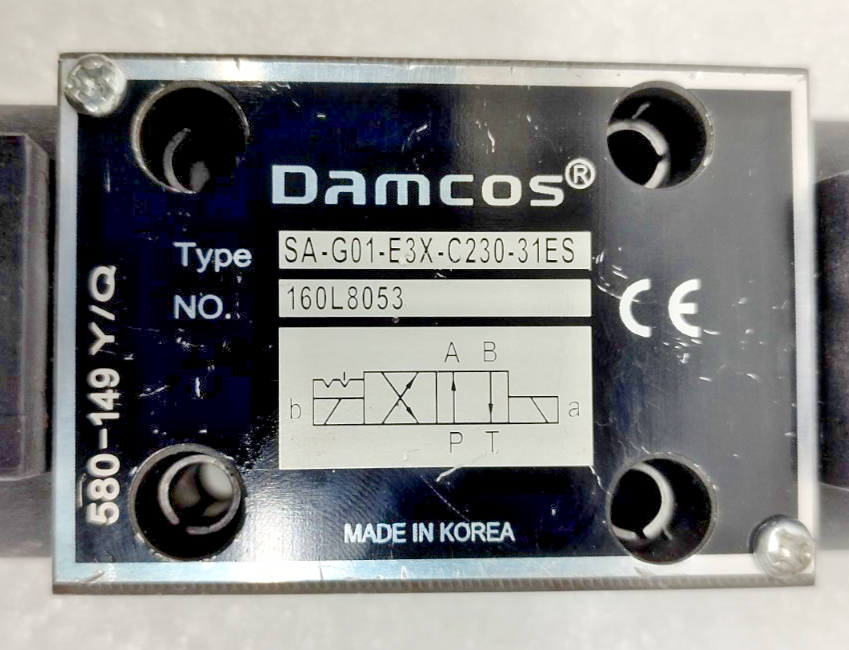 Damcos SA-G01-E3X-C230-31ES Directional control valve 160L8053 - NEW #3