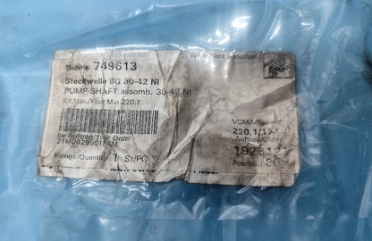 Allweiler BG 30-42 NI Pump shaft assembly - New