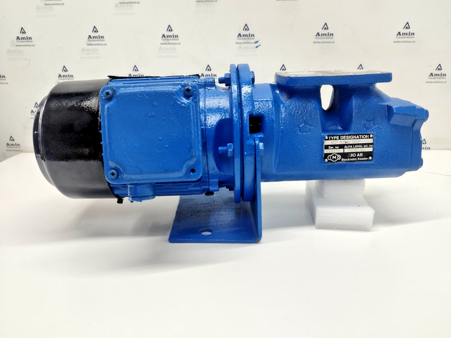 IMO ACP 025N6 NVBP Triple Screw Pump with 0.63kw, 60hz, 3440rpm - Refurbished