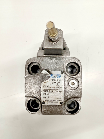 Vickers CG-06-FY-50 Sequence Valve CG06FY50 Pressure Range: 1500-3000psi #2