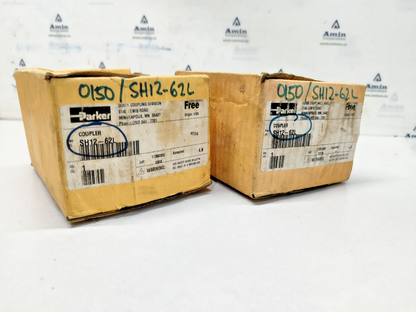 Parker SH12-62L Series 60 Stainless Steel Coupler 1-1/4 -11 1/2 NPTF NEW