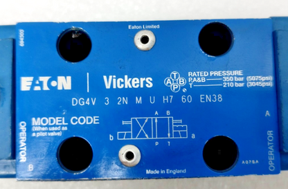 Eaton Vickers DG4V-3-2N-M-U-H7-60 EN38 Directional Control Valve - NEW #3