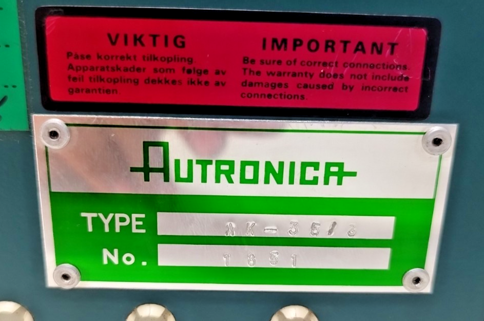 Autronica AK-35/3 Generator Guard 315mA