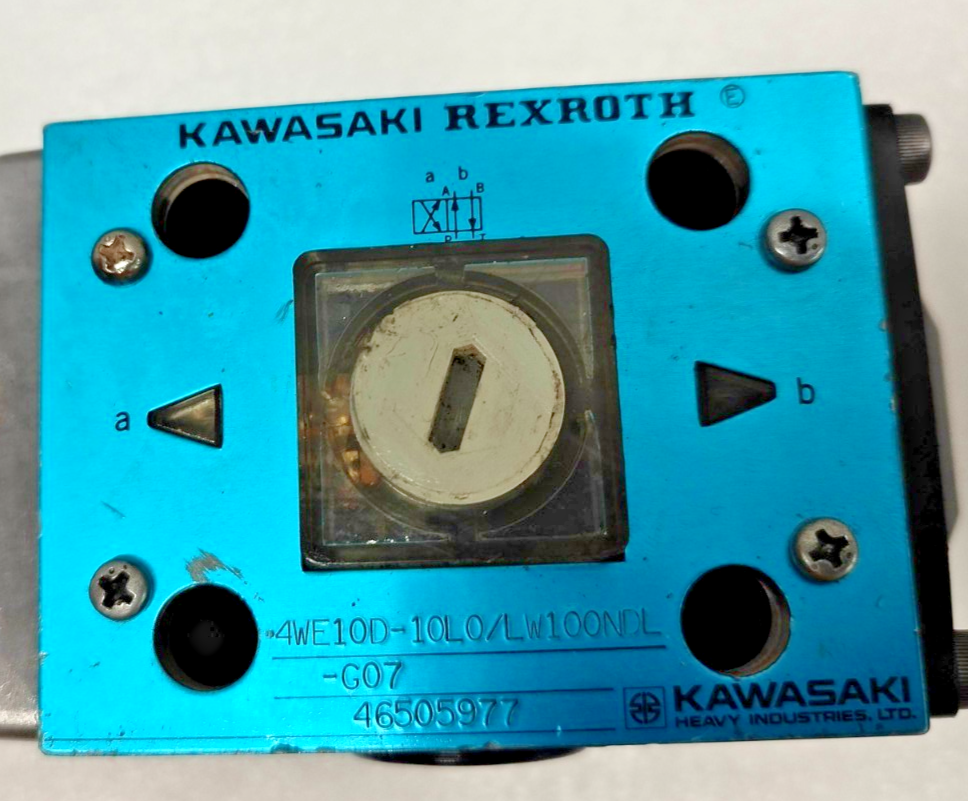 Kawasaki Rexroth 4WE10D-10L0/LW100NDL-G07 Directional Control Valve - NEW