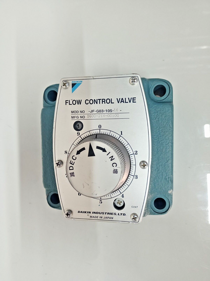 Daikin JF-G03-105-16 Flow Control Valve - NEW