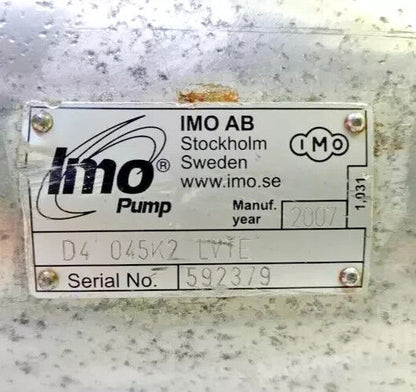 IMO pump D4 045K2 LVTE Triple screw pump