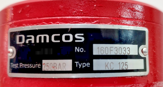 Damcos KC 125 160F3033 Hydraulic Linear Double-Acting Actuator - NEW