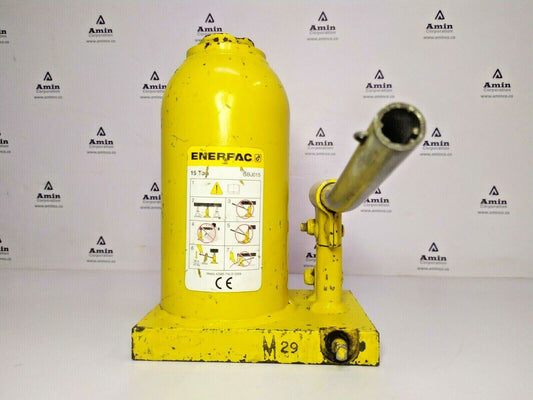 Enerpac GBJ015 Hydraulic Industrial Bottle jack 15 Ton, 5.91 In. Stroke - TESTED