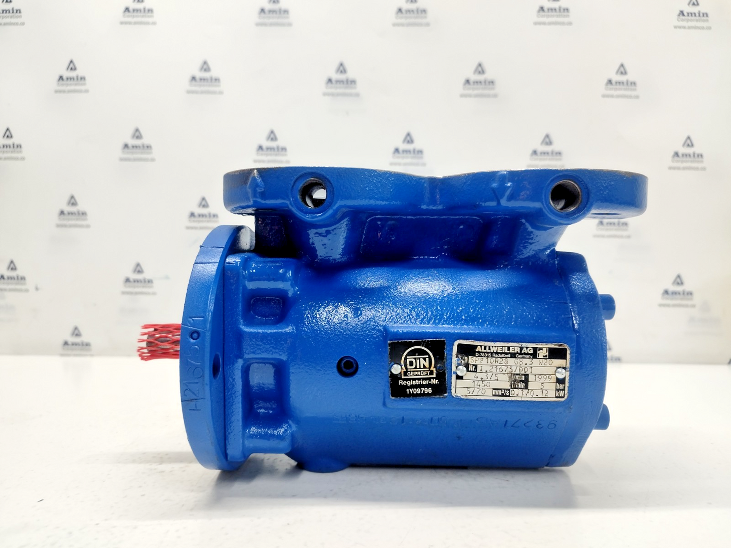 Allweiler SPF10 R28 G8.3 W20 Triple screw pump - Pressure Tested