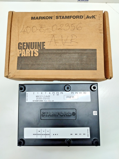 Stamford MX321-2 Automatic Voltage Regulator P/N: E000-23212/1P - NEW