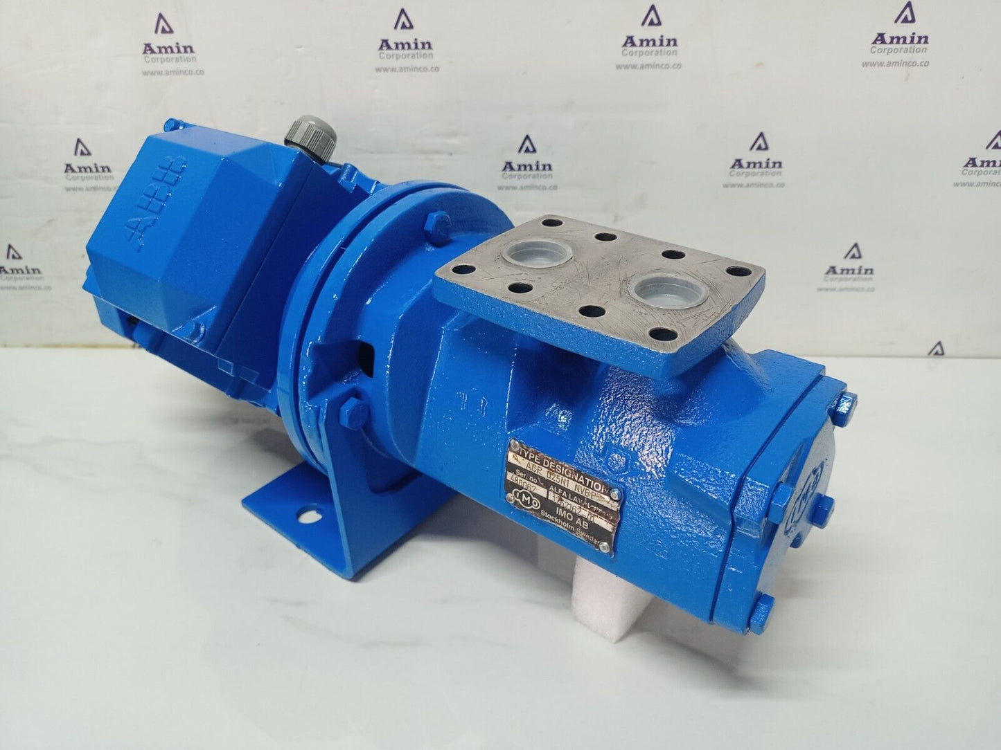IMO ACP 025N1 NVBP Triple screw pump with electric Motor 0.5kw, 1636rpm - TESTED