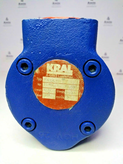 KRAL CK 55.1118 V Triple screw pump - Pressure Tested