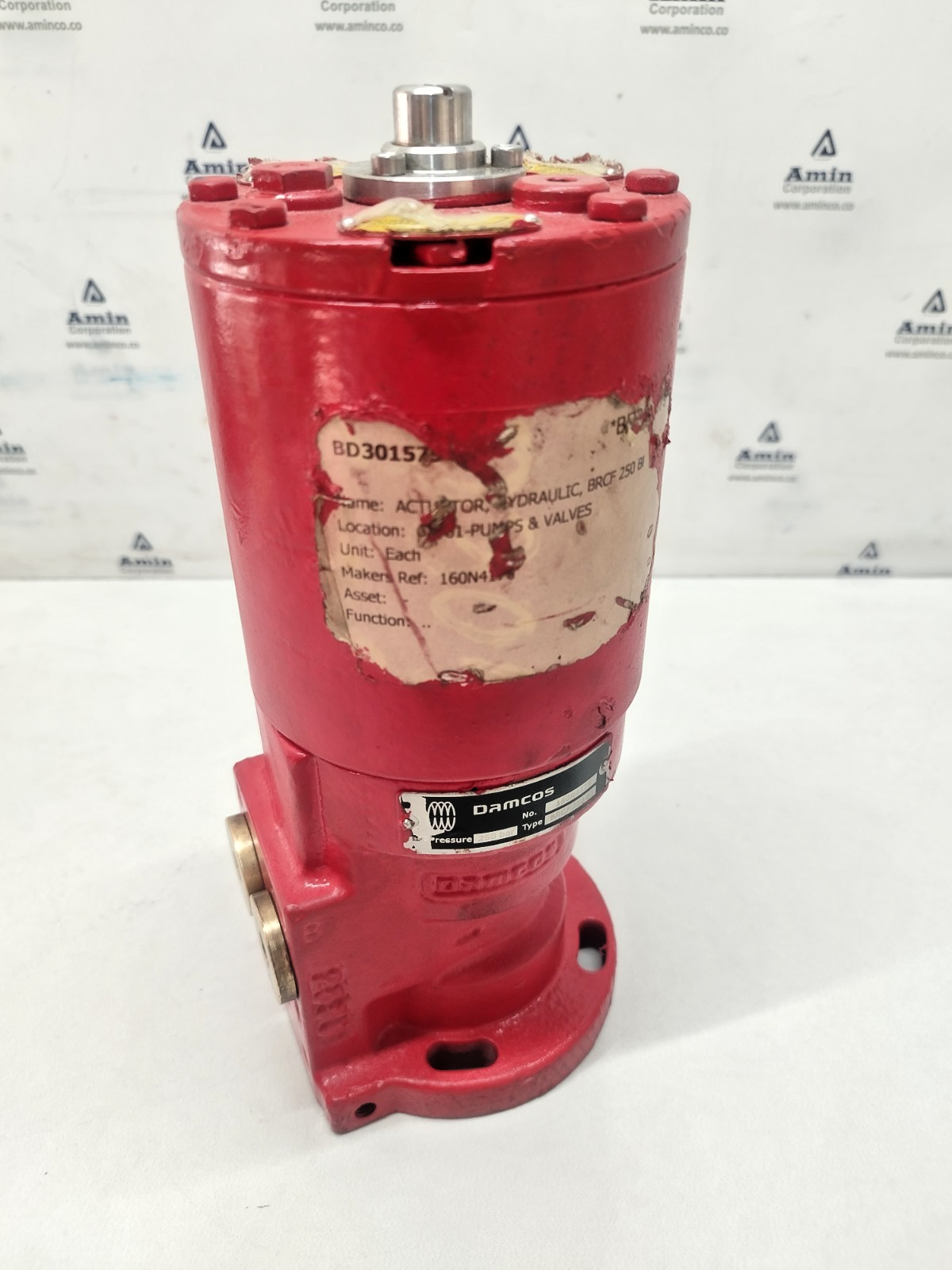 Damcos BRCF 250-B1 Hydraulic Single-Acting Balanced Rotary Actuator 160N4178 NEW