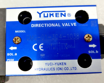 Yuken DMG-01-3C4-1038 Directional Control Valve - NEW #3