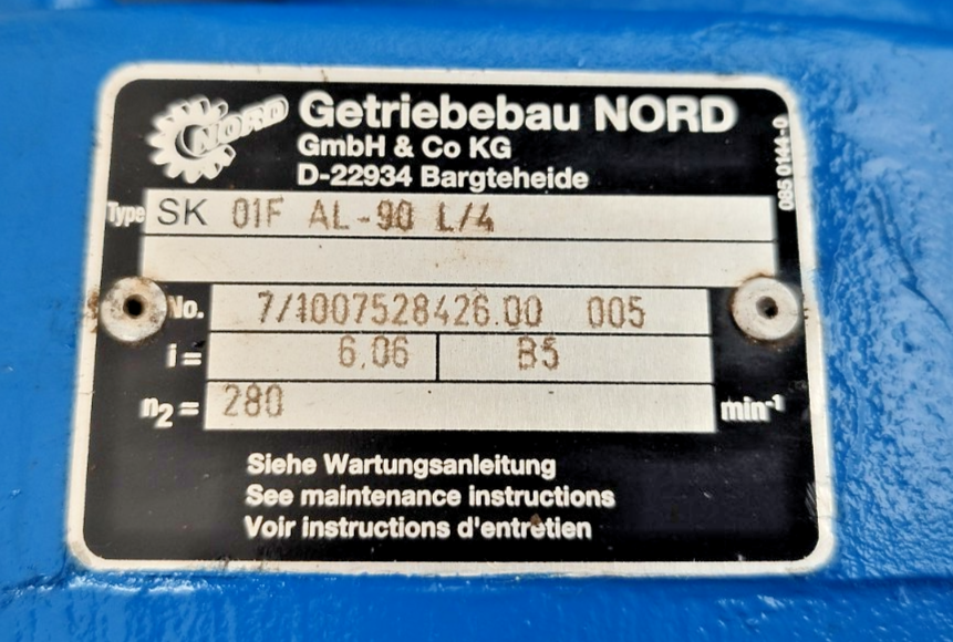 Allweiler AG AEB 1E 100 Progressive cavity single screw pump - Pressure tested