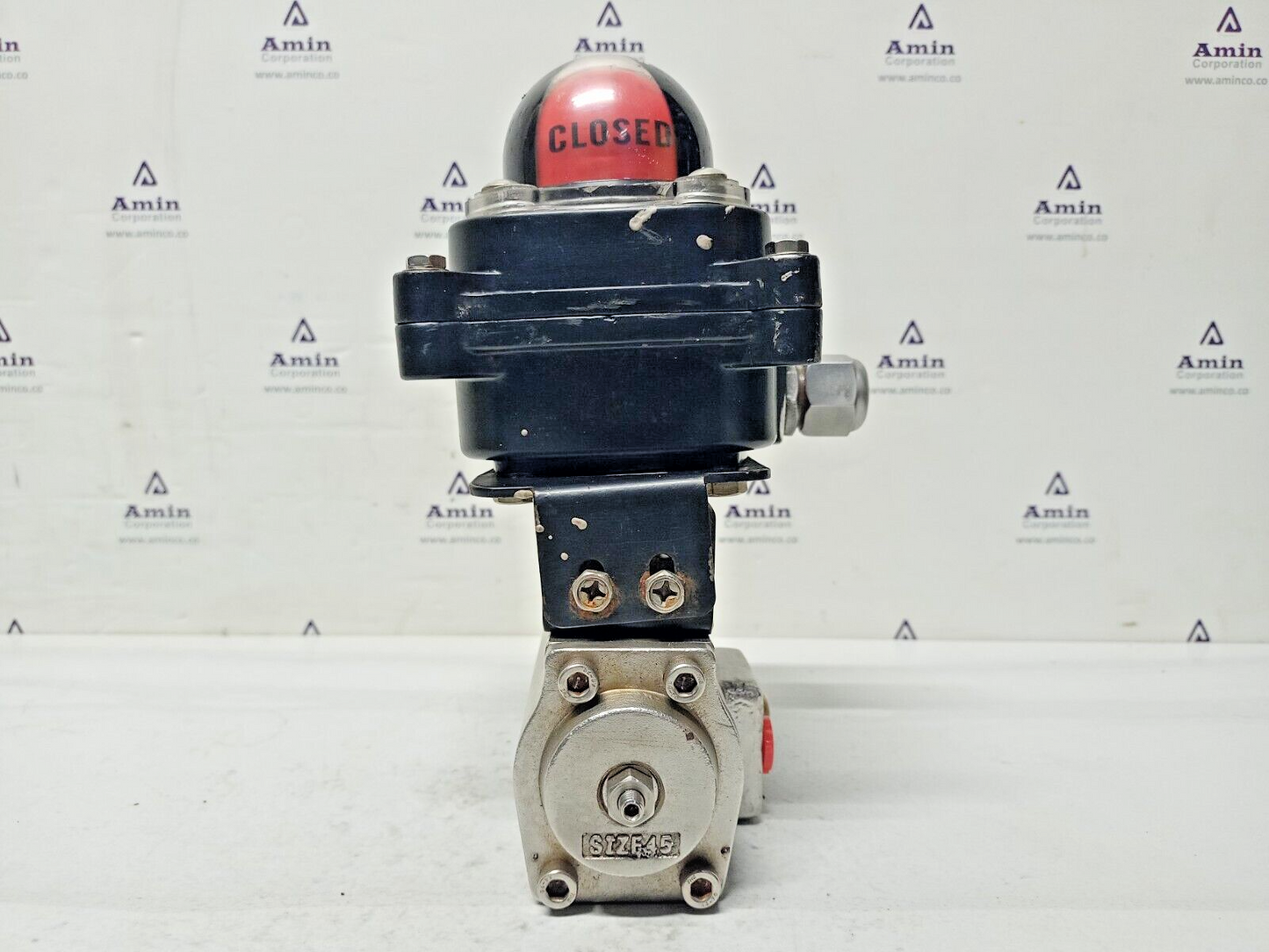 SLT 10-SR-45 Pneumatic Actuator 0.5-1Mpa with APL312N Limit Switch box - TESTED